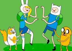 ADVENTURE TIME WITH FINN FIONNA JAKE AND CAKE
