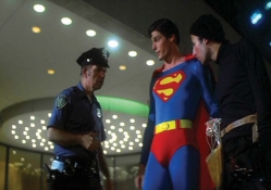 Superman stopping petty theft