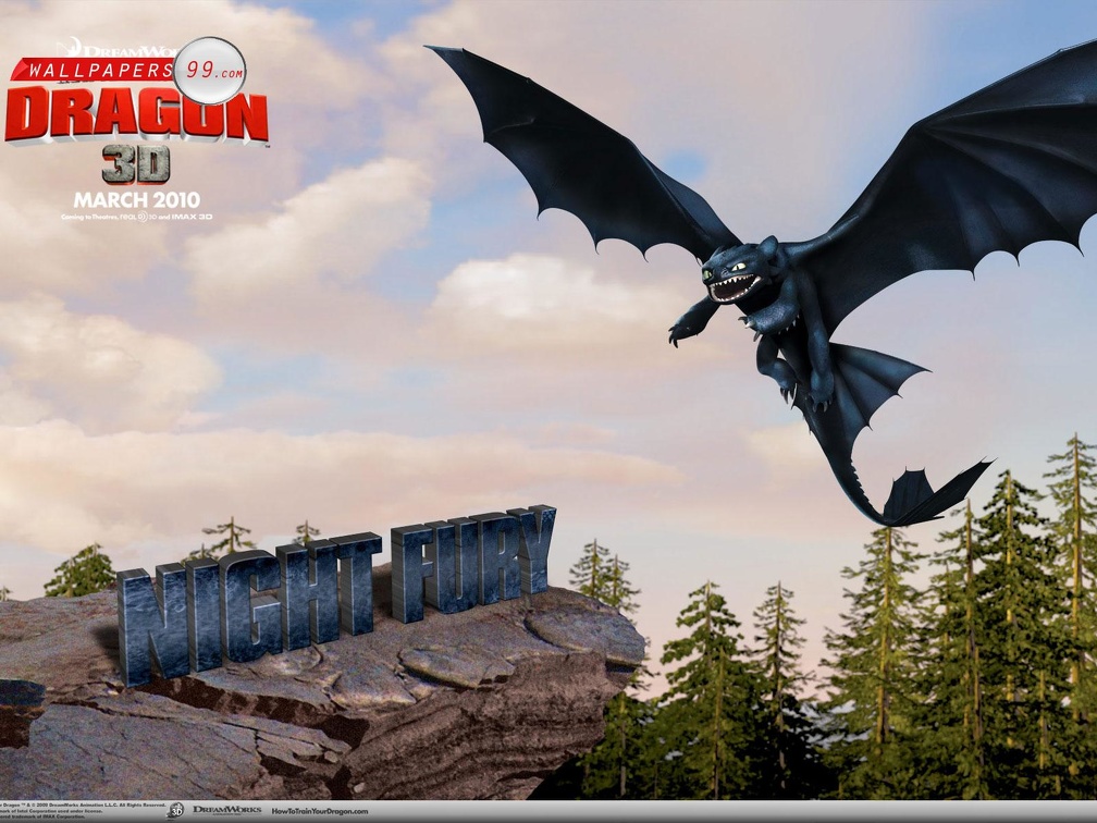 how to train your dragon:night fury