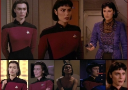 Michelle Forbes as Lt. Ro Laren from Star Trek: The Next Generation