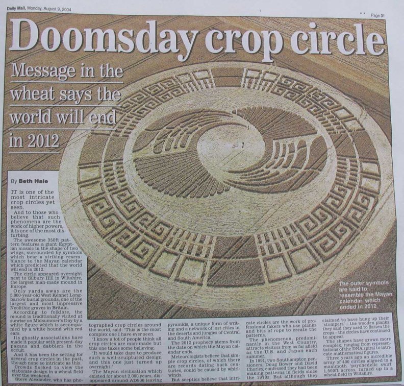 DOOMSDAY crop circle