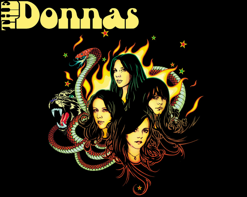 The Donnas Fall Behind Me