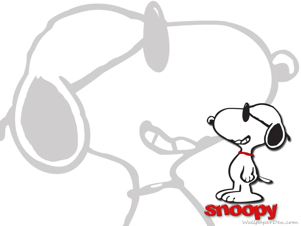the dog snoopy