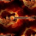 Fire at guitar