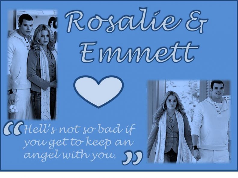 rosalie and emmett