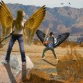Maximum Ride _ Max and Fang battle Erasers