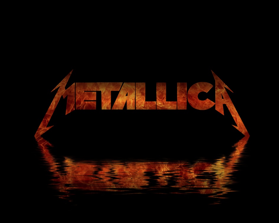 Metallica on fire