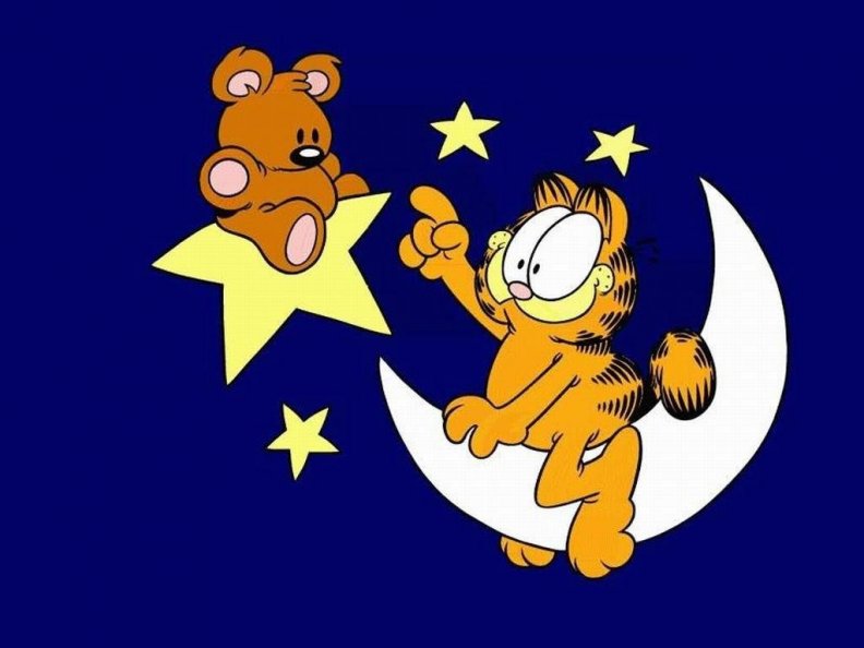 Garfield and friend