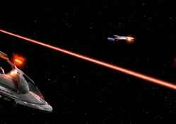 USS Vanguard Engaging The Borg