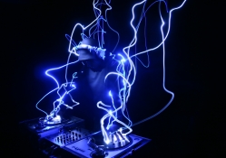 Glowing DJ