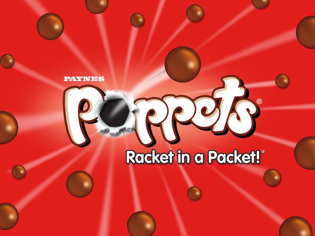 Poppets chewy toffee wallpaper