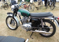 vintage triumph motorcycle