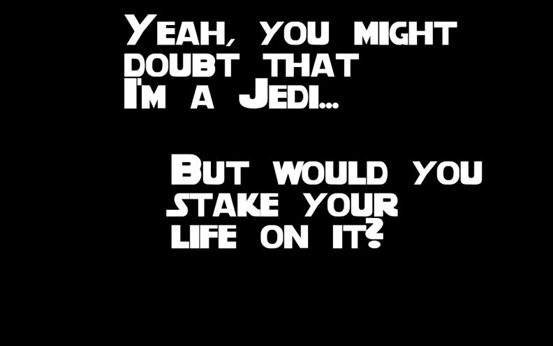 Jedi Humour