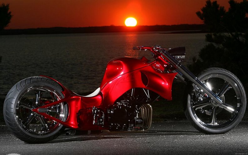 MOTORCYCLE RED STORM