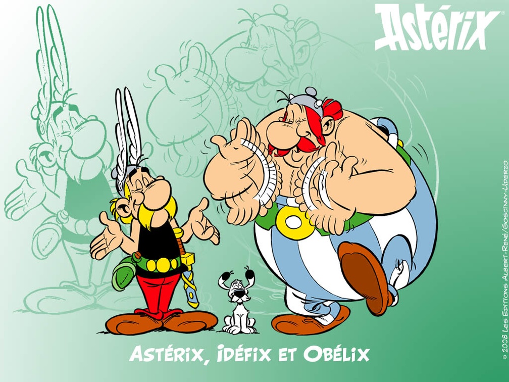 Asterix, Idefix and Obelix