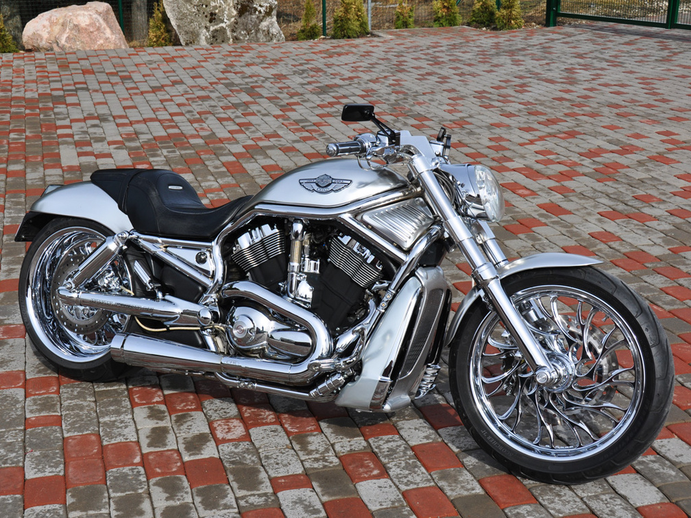 Silver Harley