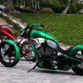 Custom Choppers Green_Red