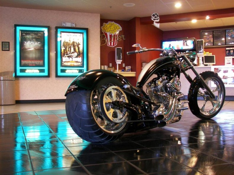 Bike In Movie Lobby