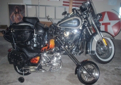 '01 Heritage and '08 chopper