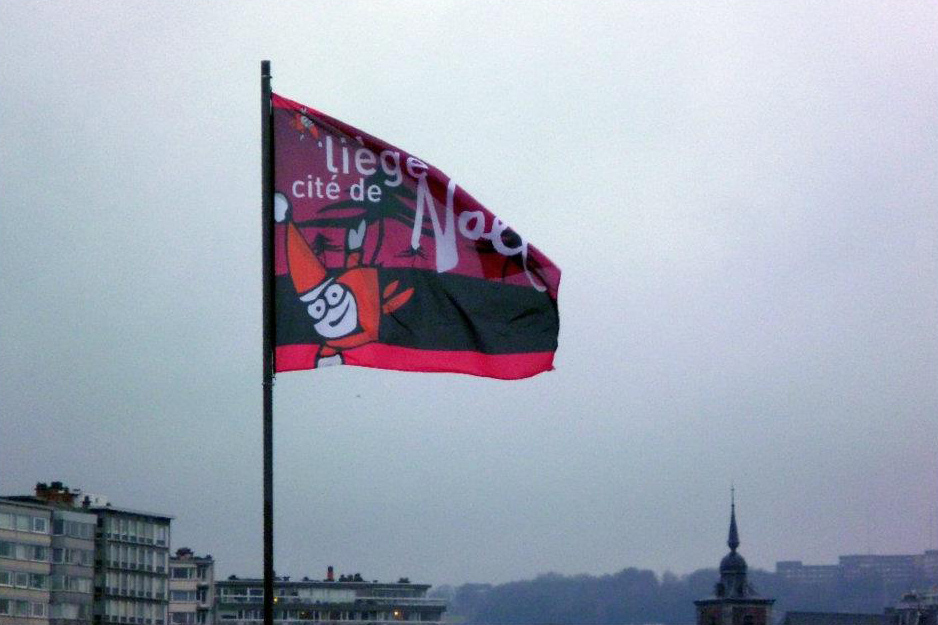 Christmas Flag (Liege, Belgium)